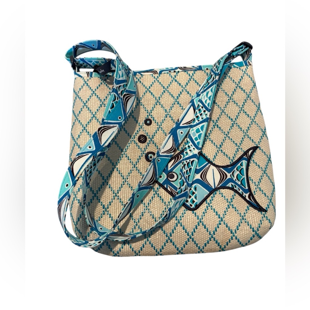 Vera Bradley Go Fish Pattern- similar to viral sardines purse! - Picture 2 of 9